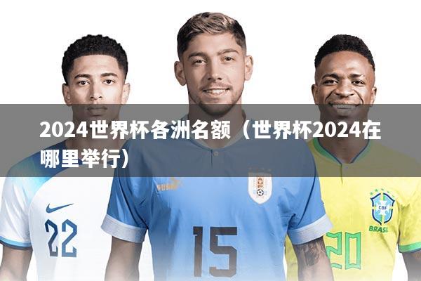 2024世界杯各洲名额（世界杯2024在哪里举行）